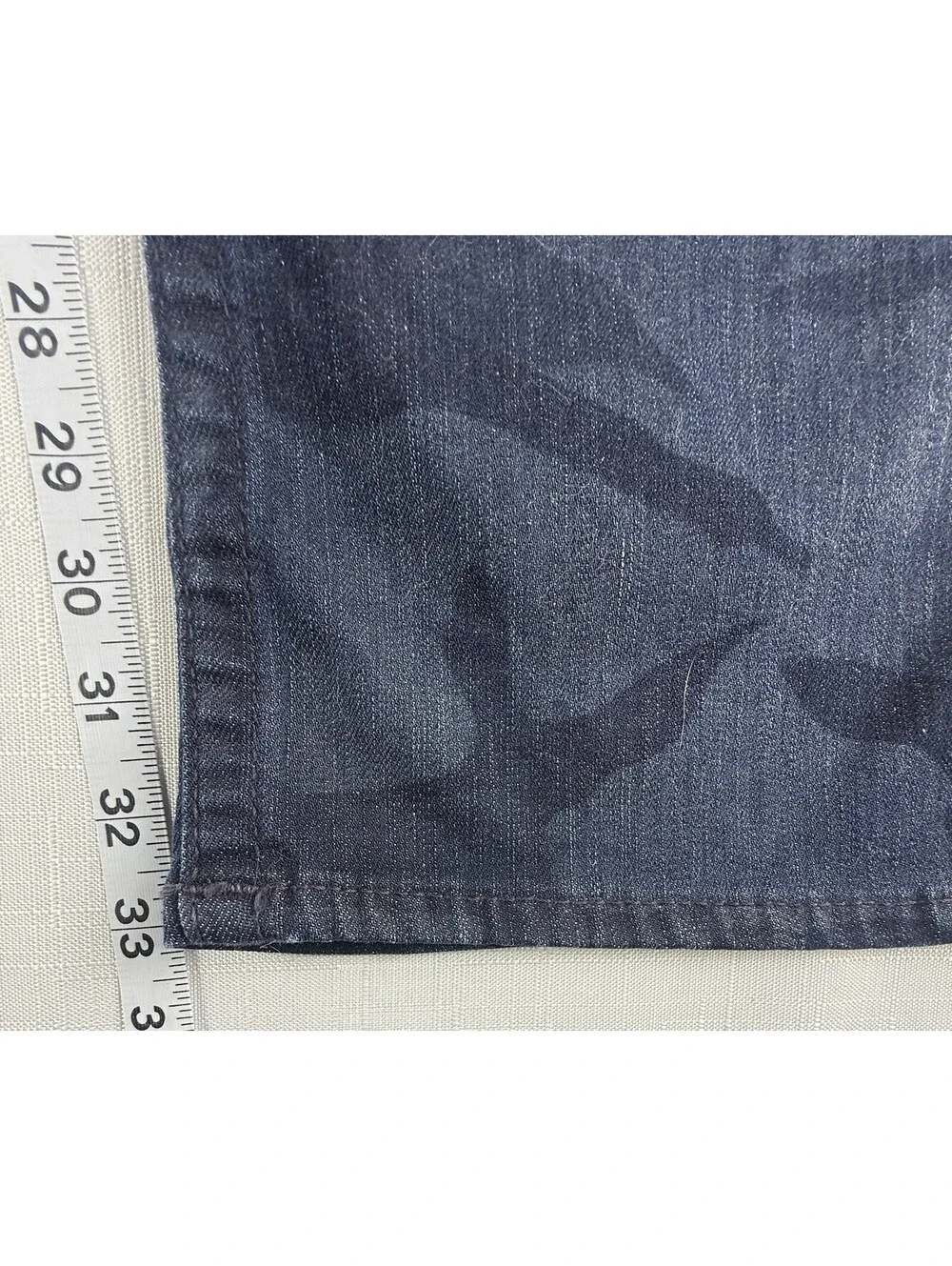True Religion Bobby Camo Jeans Mens 36 Made USA Blue Straight Stretch Denim Y2K